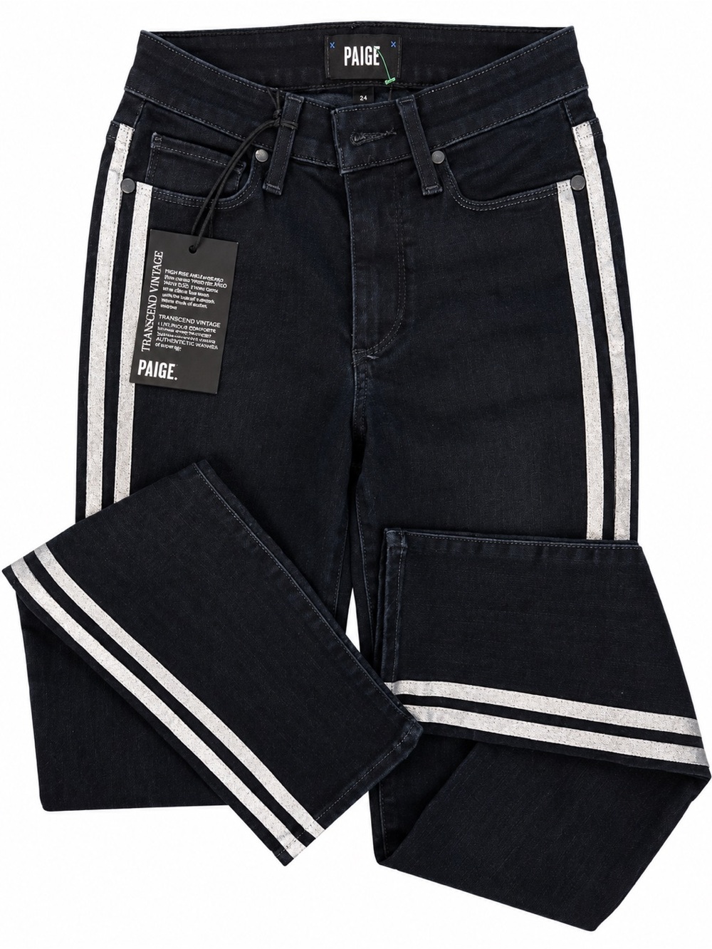 NWT Paige Hoxton Ankle Peg High Rise Ankle Skinny Jeans size 0 24waist